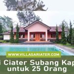 Villa di Ciater Subang Kapasitas untuk 25 Orang