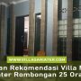 Harga dan Rekomendasi Villa Murah di Ciater Rombongan 25 Orang