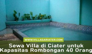 Sewa Villa di Ciater untuk Kapasitas Rombongan 40 Orang