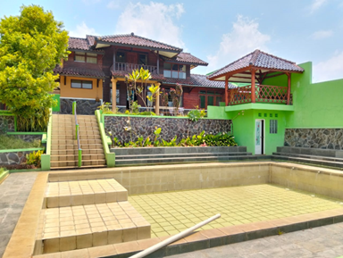 villa asunah, sewa villa ciater