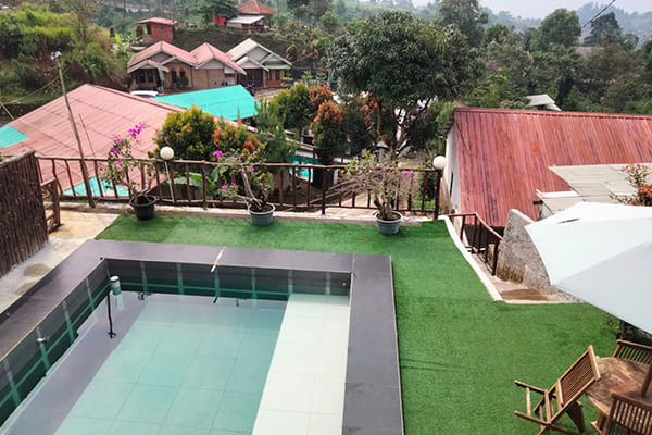 villa ciater ada kolam renang bagus